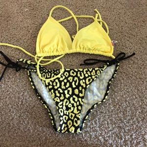 Cheetah electric bikini